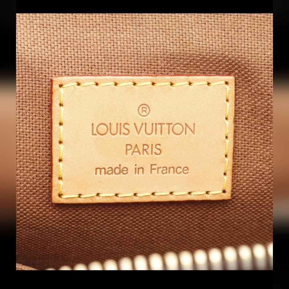 LOUIS VUITTON Popincourt Haut Shoulder Tote Bag Monogram canvas Used LV - Picture 9 of 10